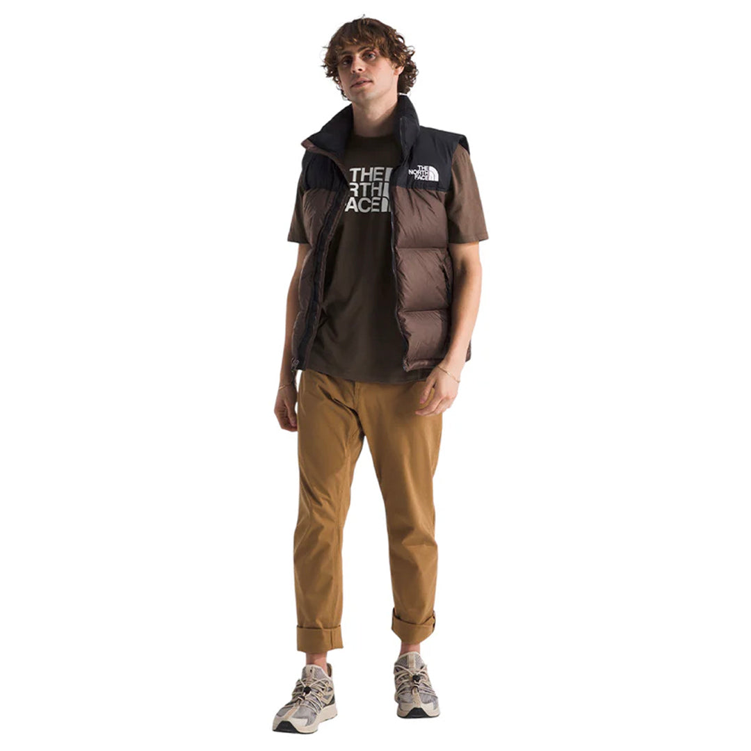 CAMISETA HALF DOME PARA HOMBRE COLOR CAFE