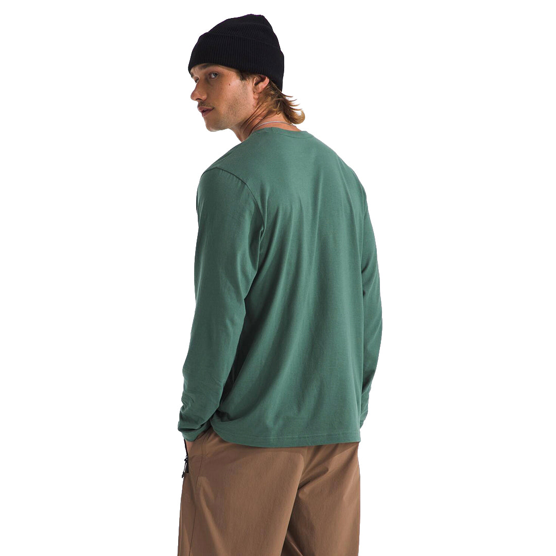 Camiseta L/S Evolution Tee para hombre color verde