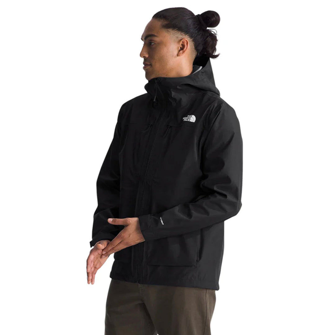 Chaqueta impermeable Terrain Vista 3L Pro para hombre color negro