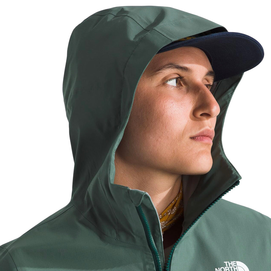 Chaqueta impermeable Terrain para mujer color verde