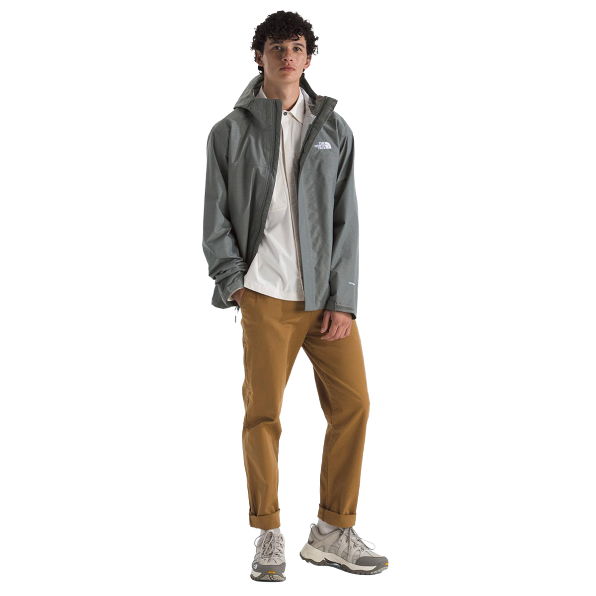 Chaqueta impermeable Venture 2 para hombre color gris