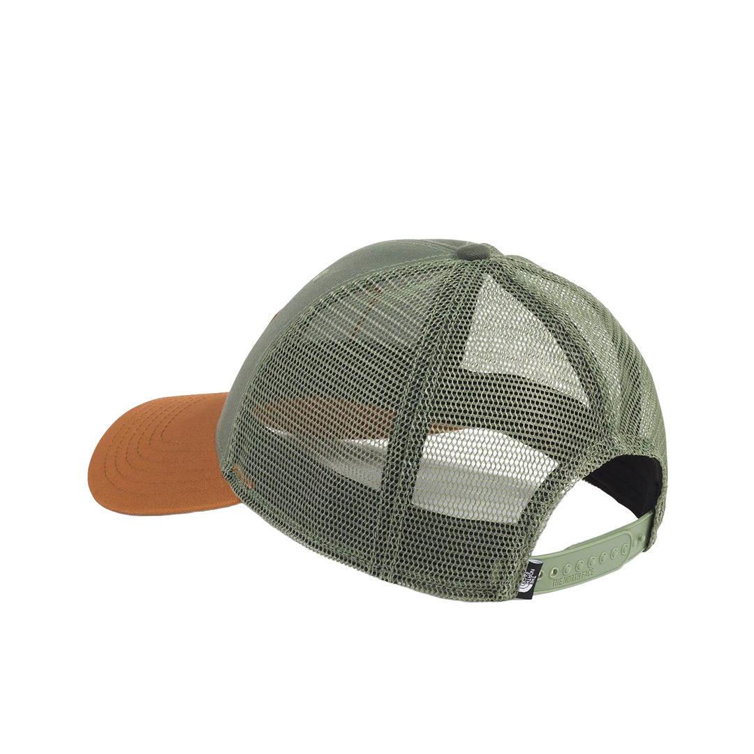 Gorra Mudder Trucker para unisex color verde y anaranjado