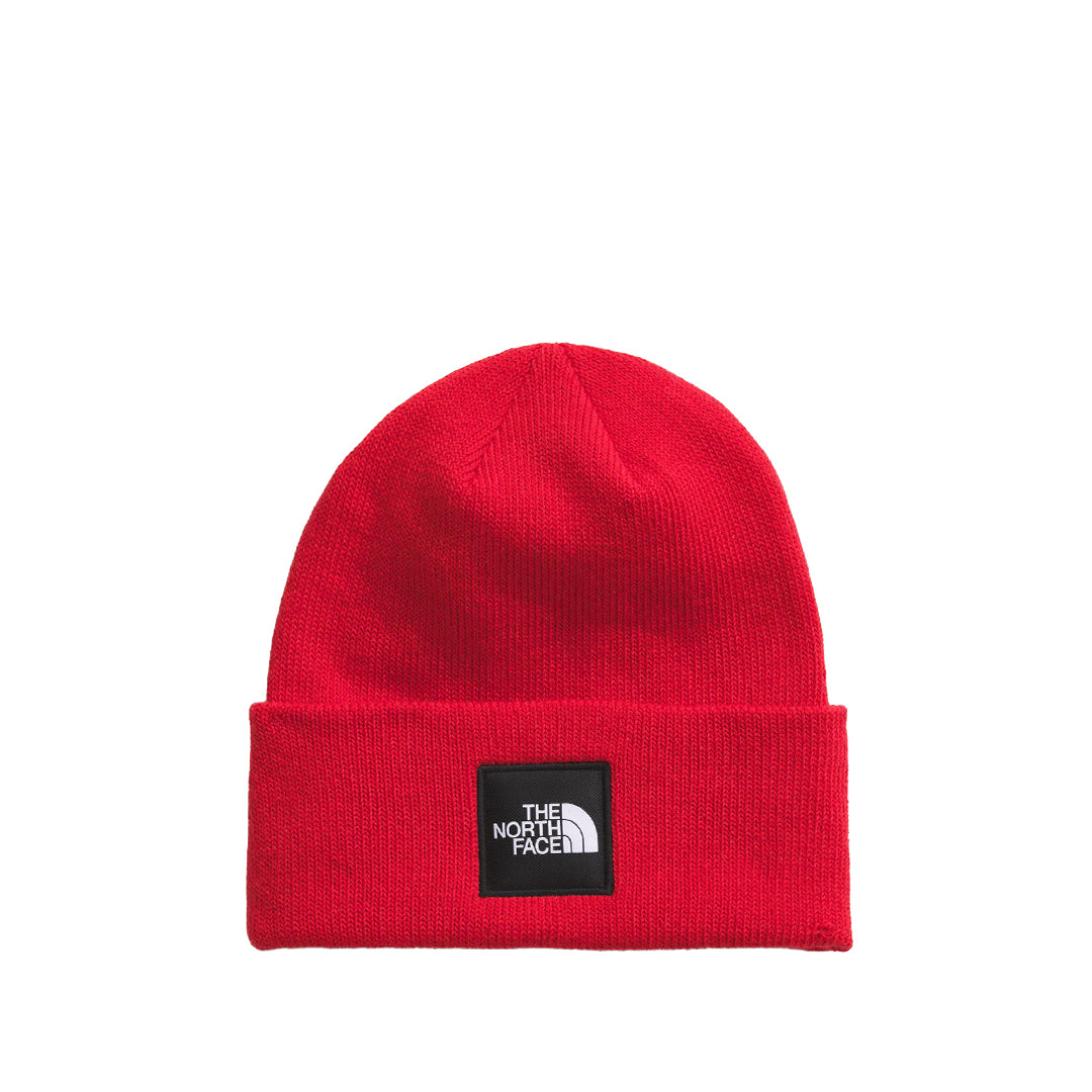 Gorro Big Box Beanie para unisex color rojo