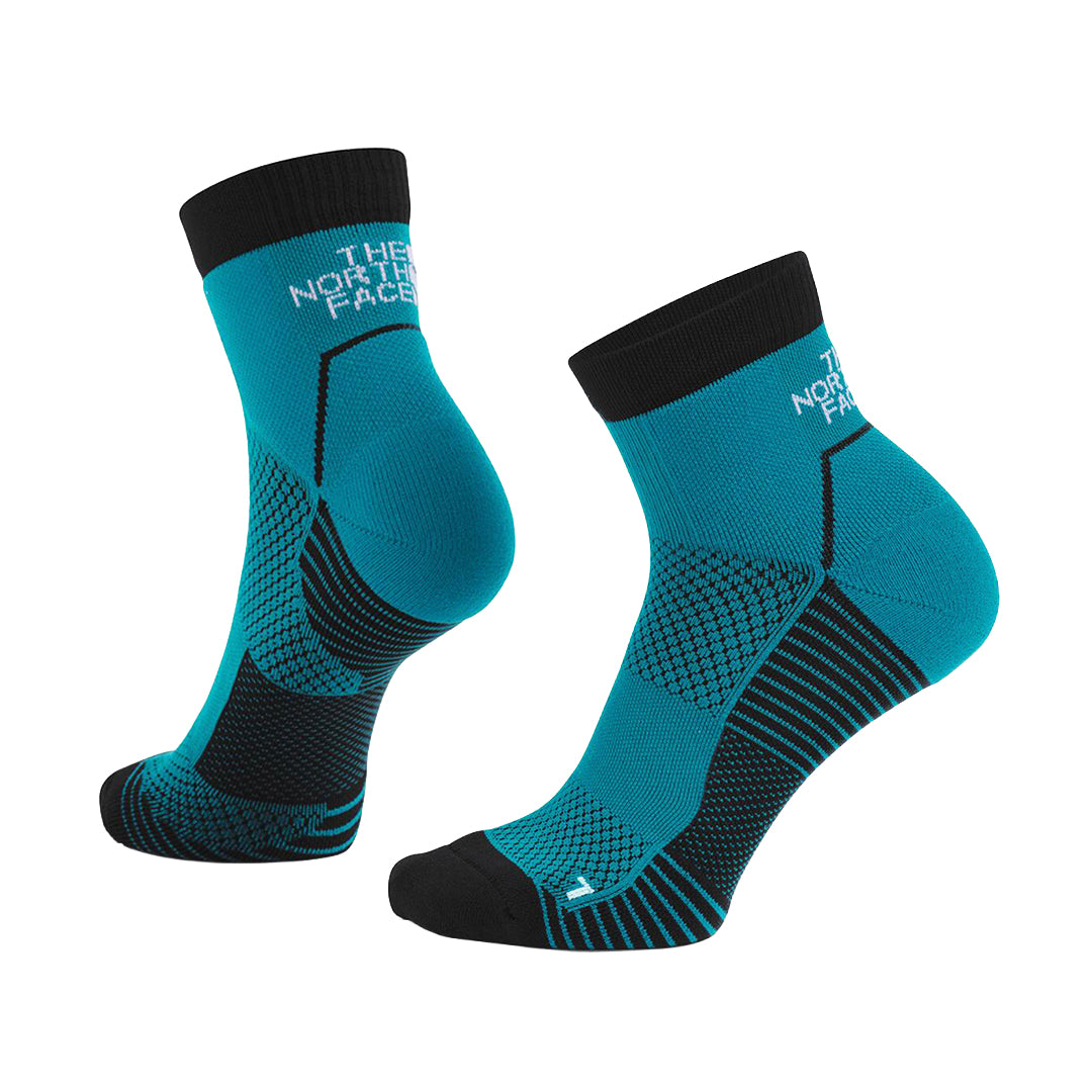 Calcetines Trail Run Quarter unisex color aqua