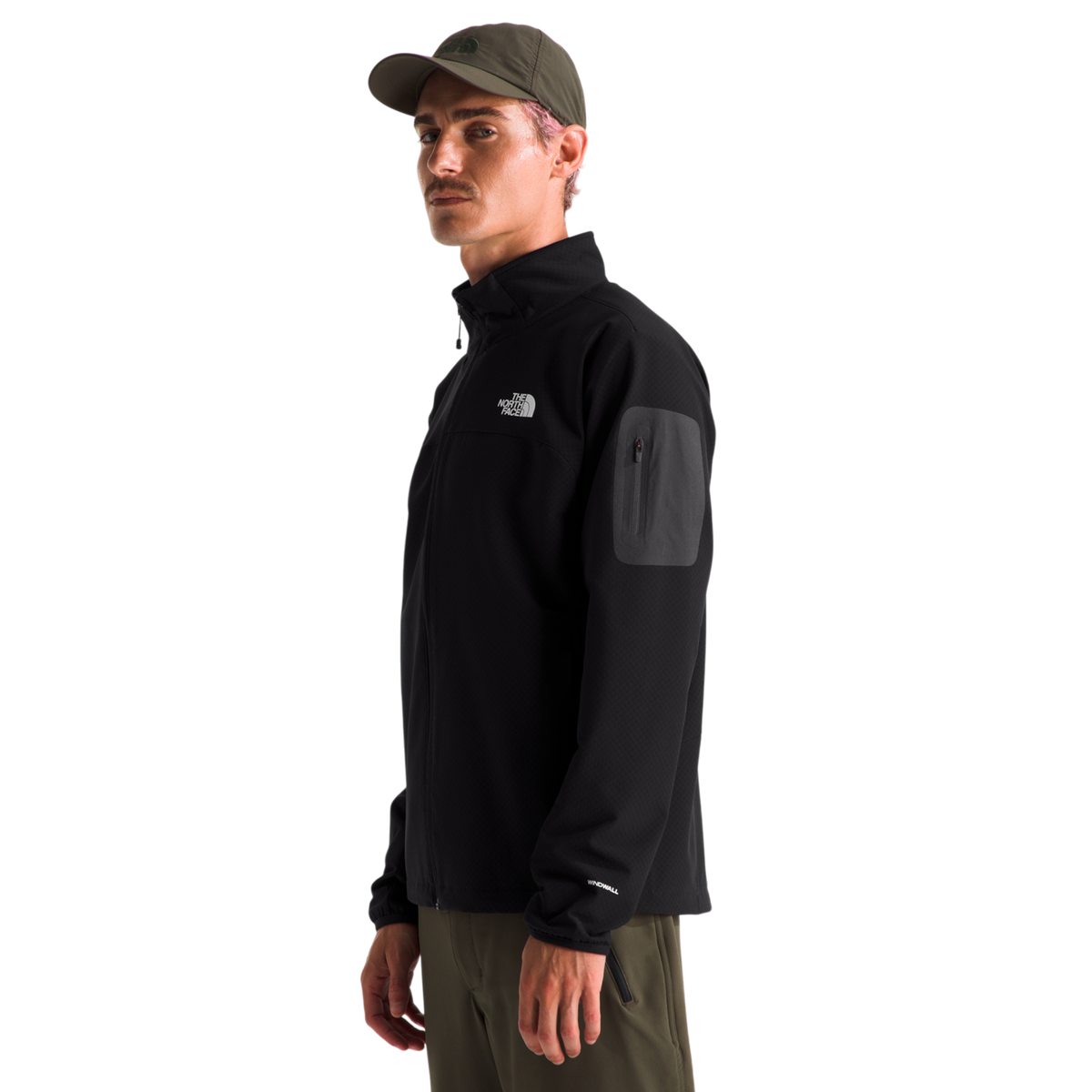 Chaqueta rompeviento Tek Appro para hombre color negro