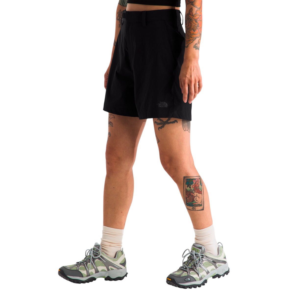 Short Basin para mujer color negro