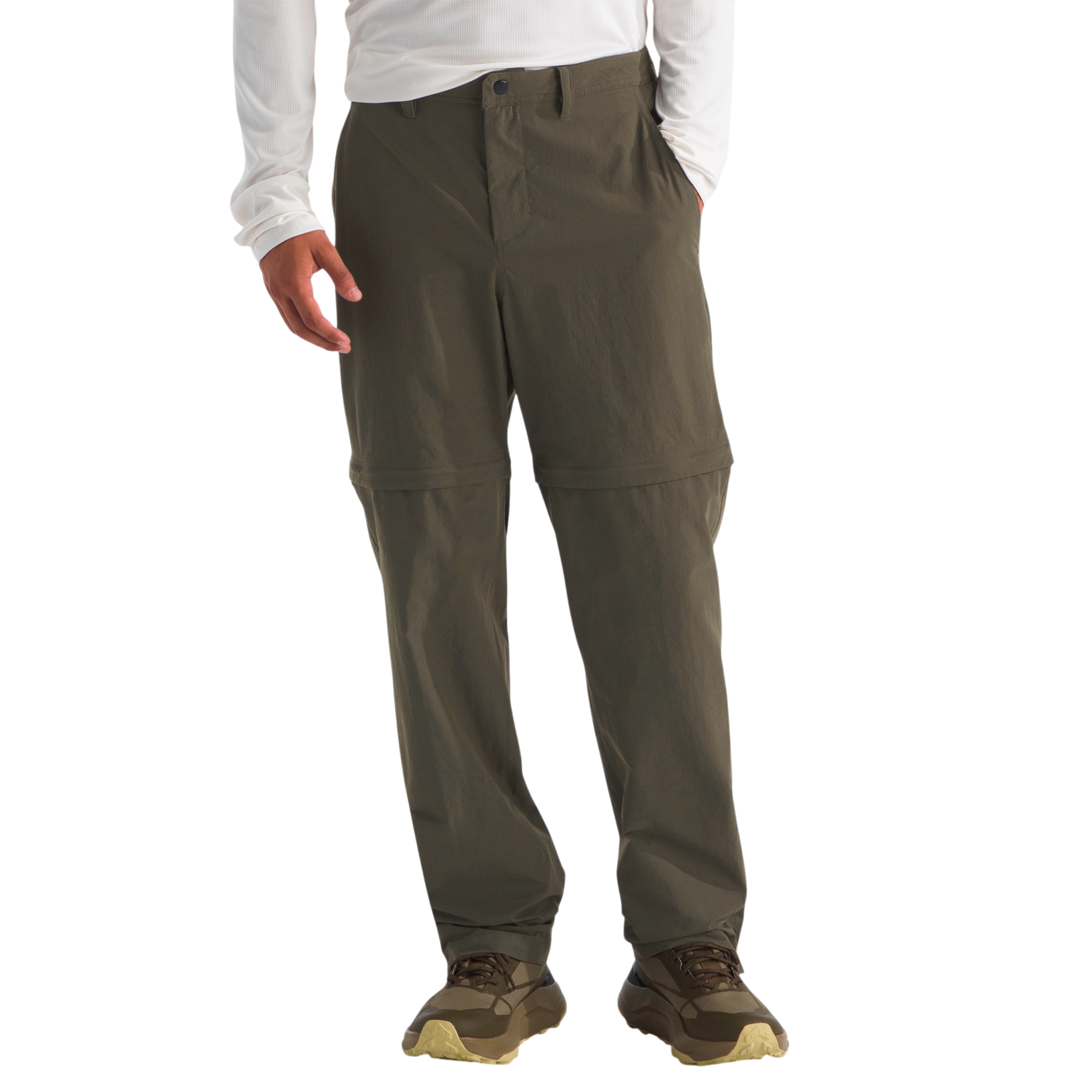 Pantalón convertible Basin para hombre color olivo