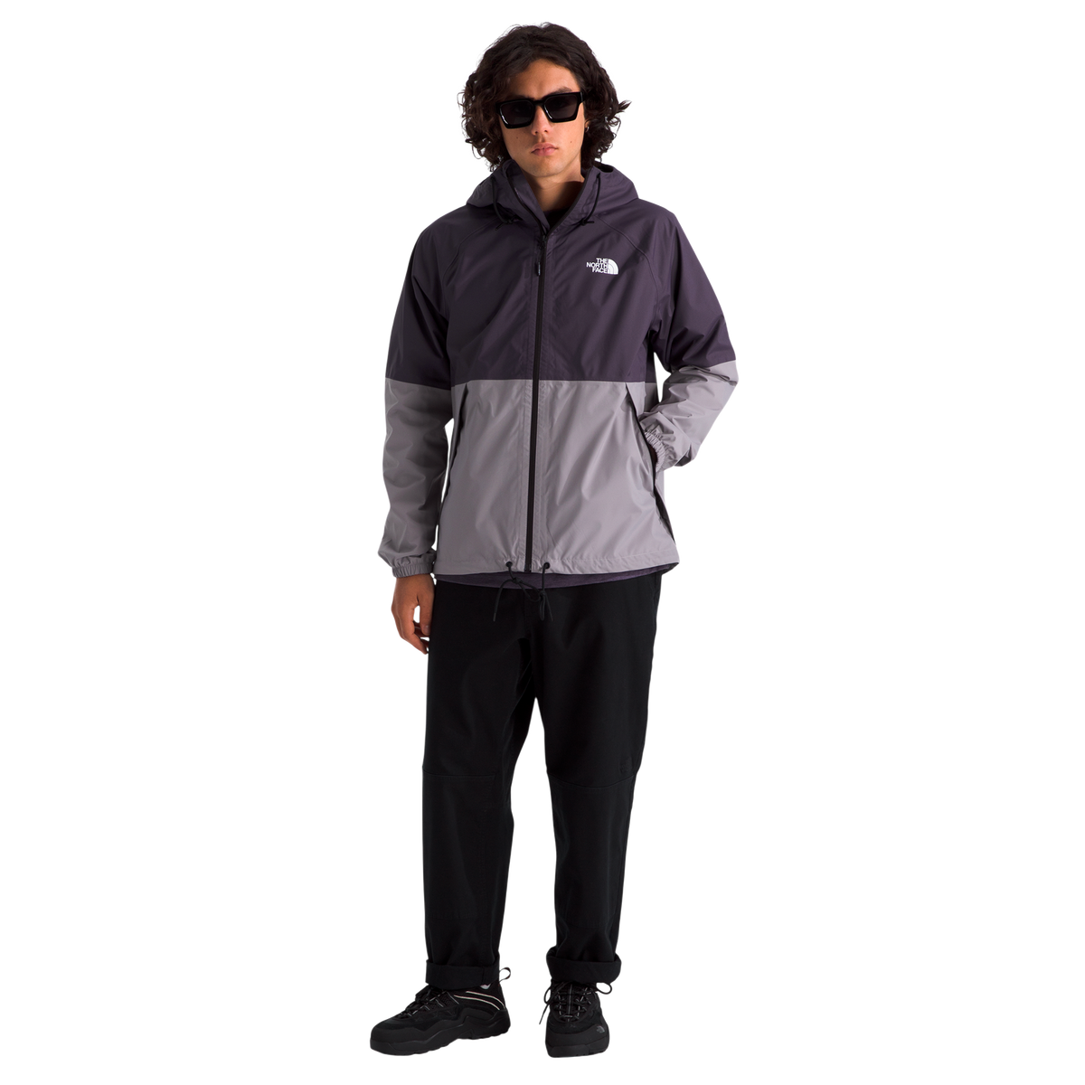 Chaqueta impermeable Antora para hombre color gris