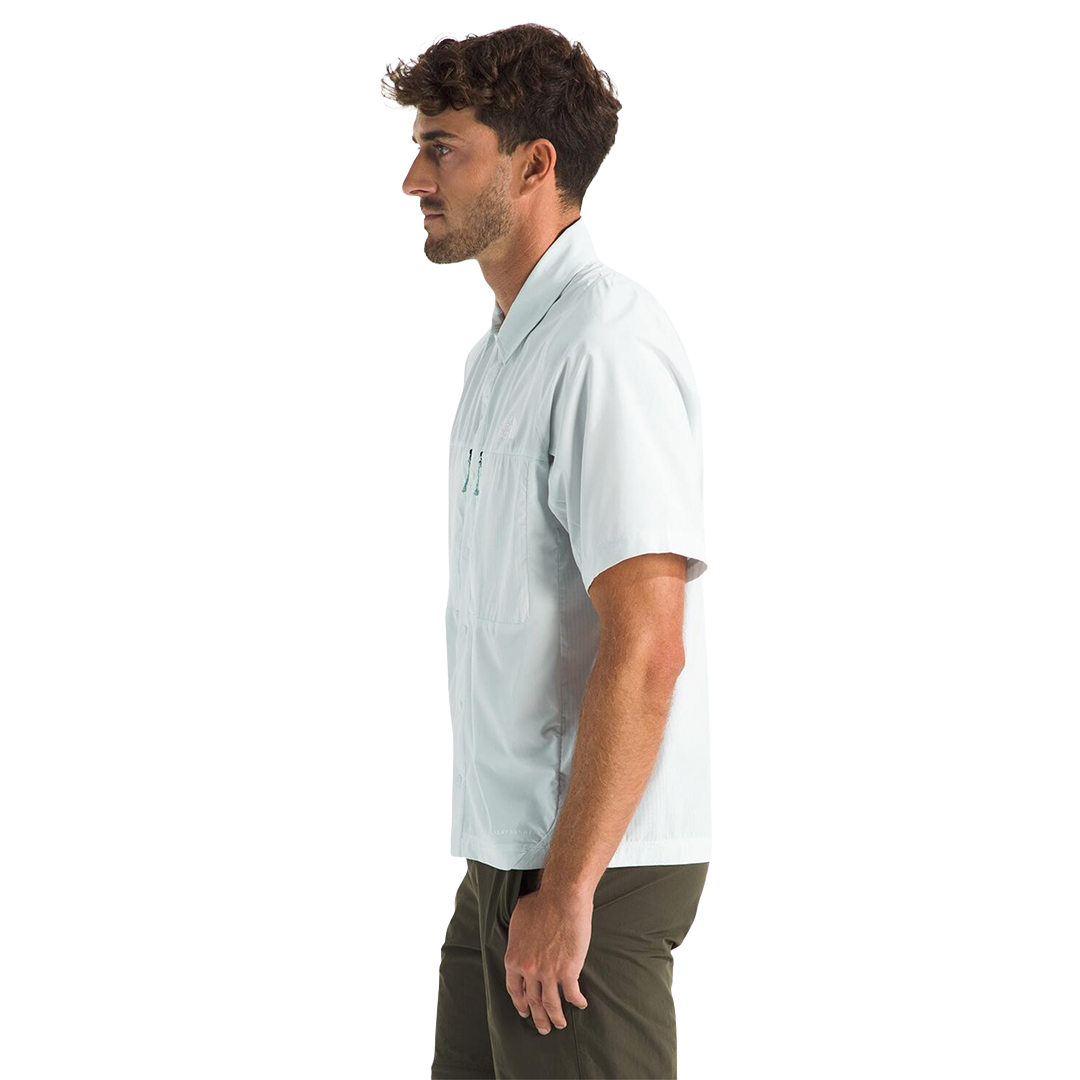 Camisa Trail Lightrange Ss para hombre color celeste