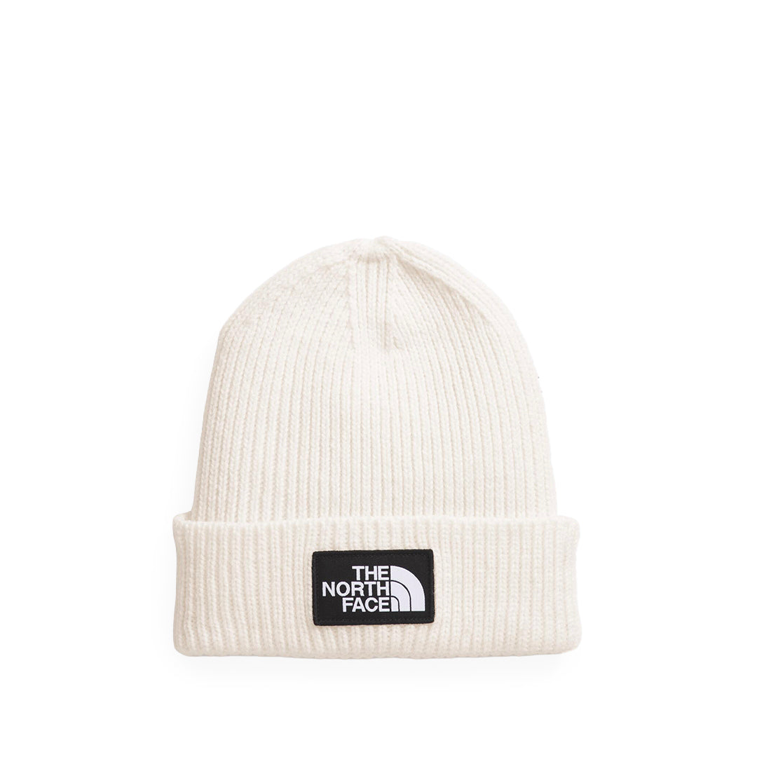 Gorro Cuffed Beanie unisex color blanco