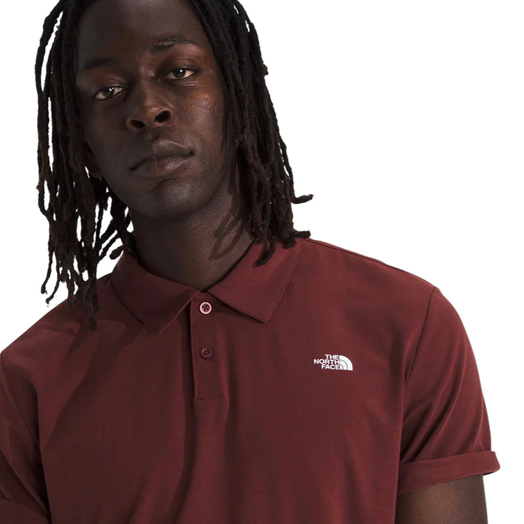 Camisa Adventure Polo para hombre color vino