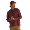 Camisa Lightrange Hike para hombre color vino