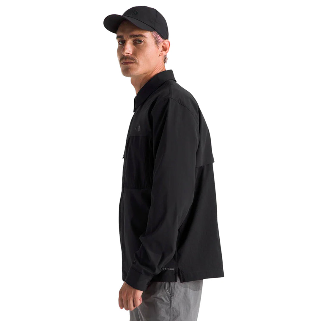 Camisa Lightrange Hike para hombre color negro