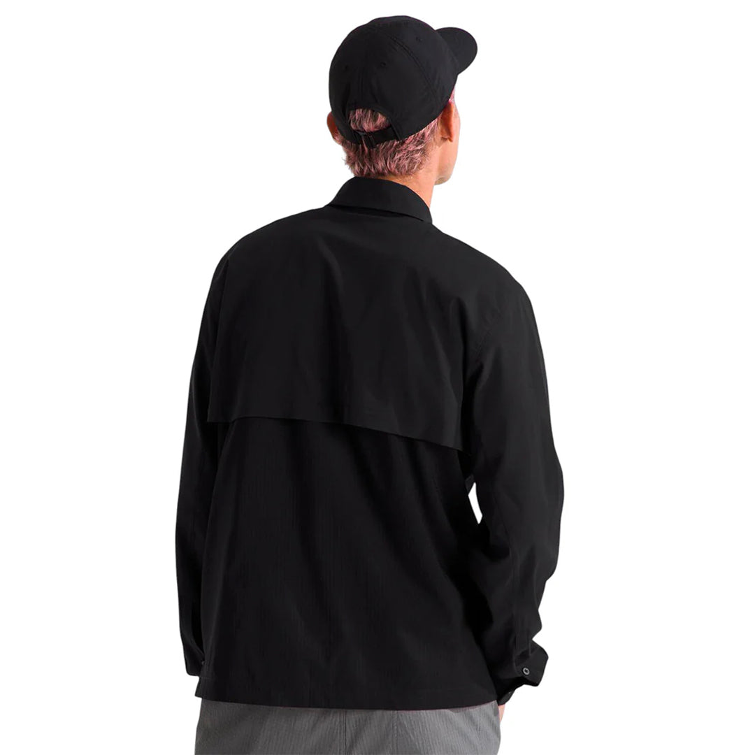 Camisa Lightrange Hike para hombre color negro