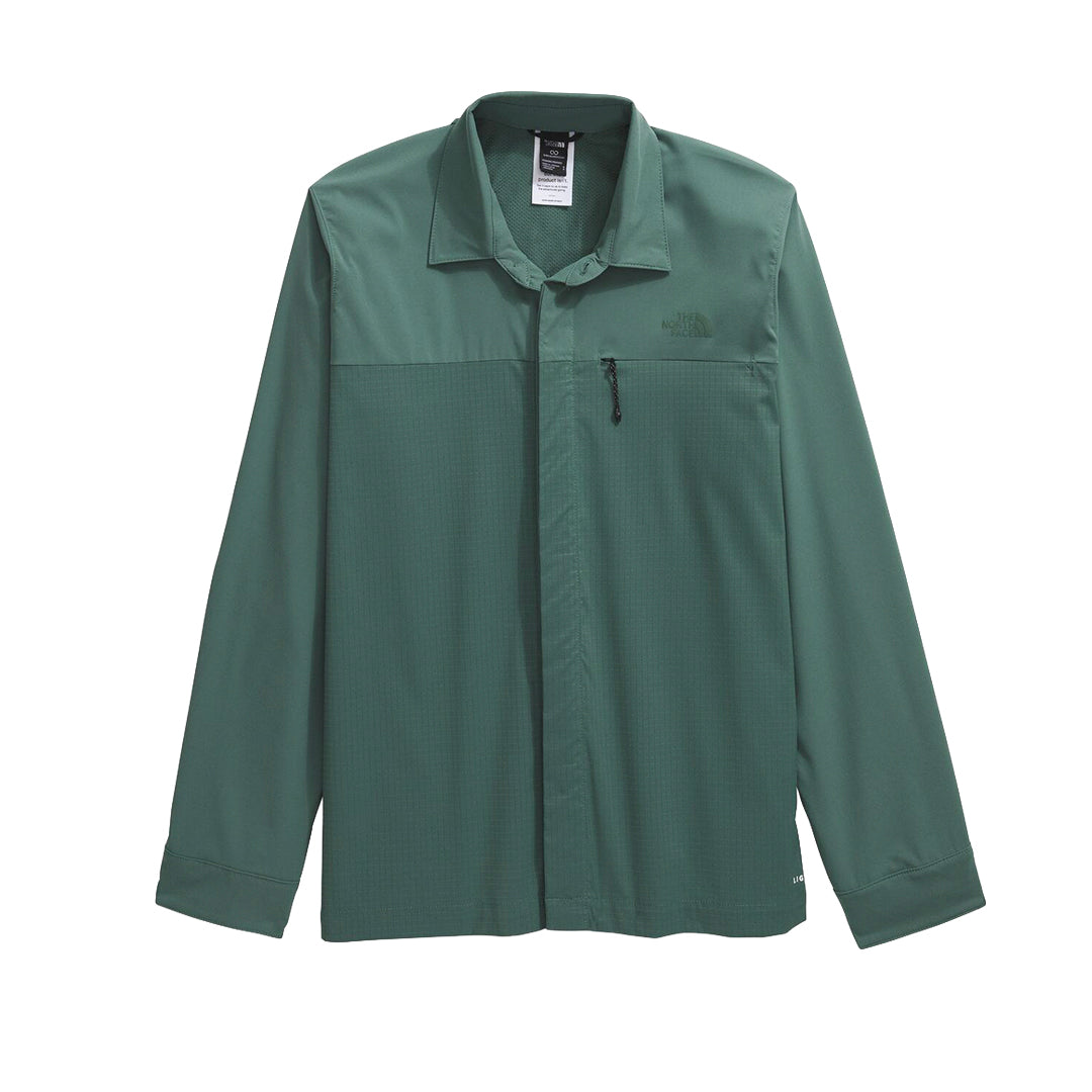 Camisa L/S Lightrange Shirt para mujer color verde