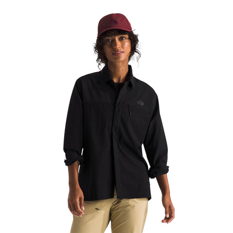 Camisa Lightrange para mujer color negro