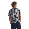 Camiseta Tee Aop para hombre color gris y negro