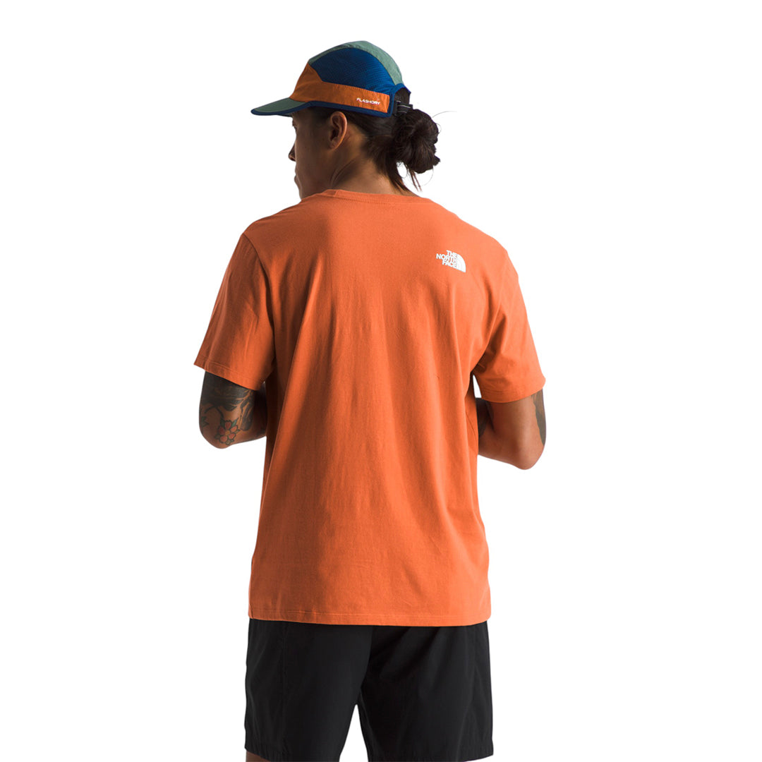 CAMISETA HALF DOME PARA HOMBRE COLOR NARANJA