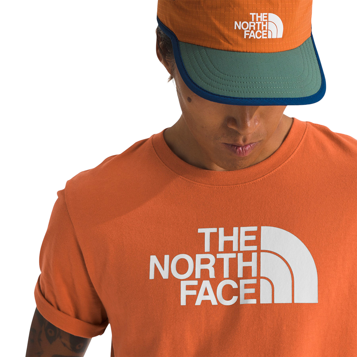CAMISETA HALF DOME PARA HOMBRE COLOR NARANJA