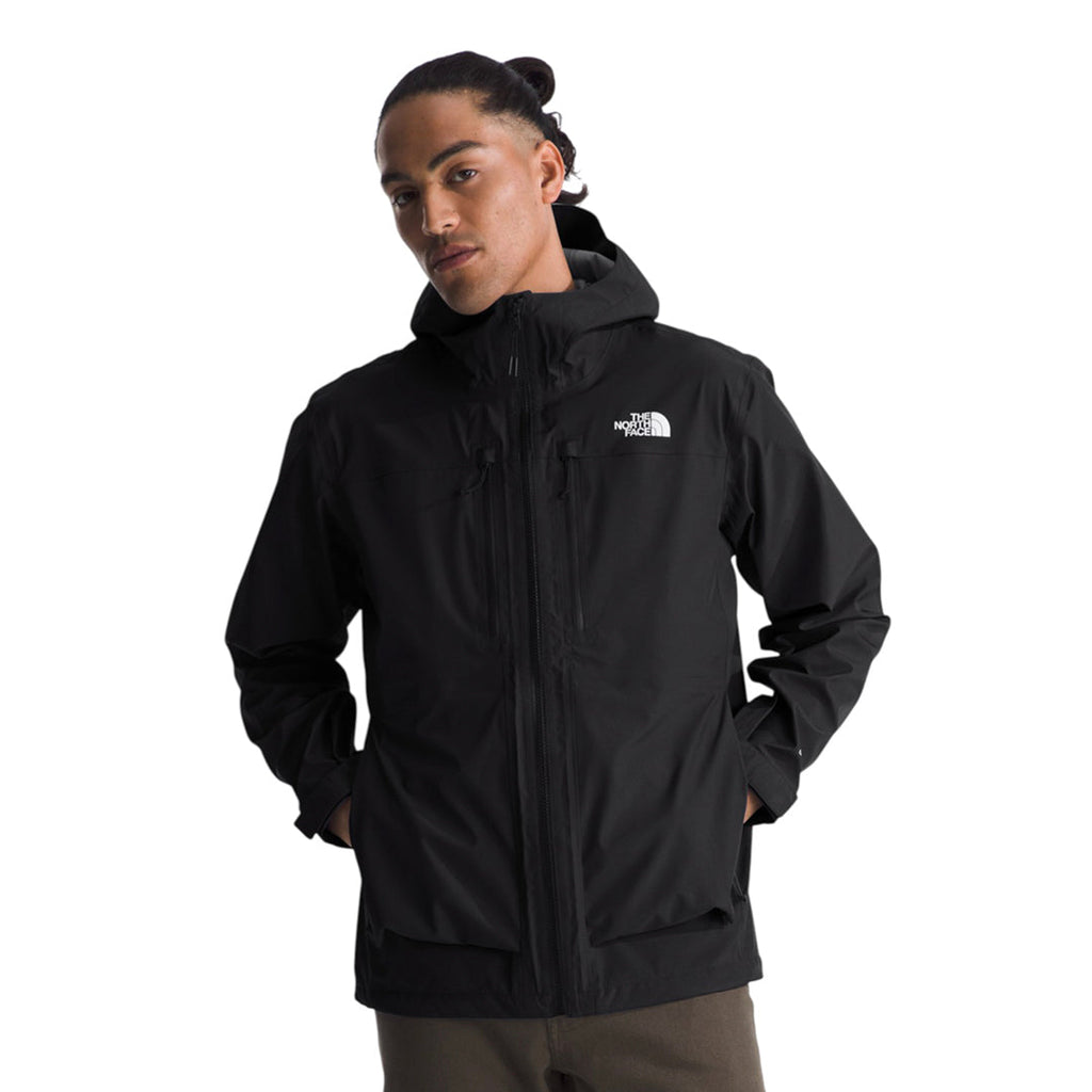 Chaqueta impermeable Terrain Vista 3L Pro para hombre color negro