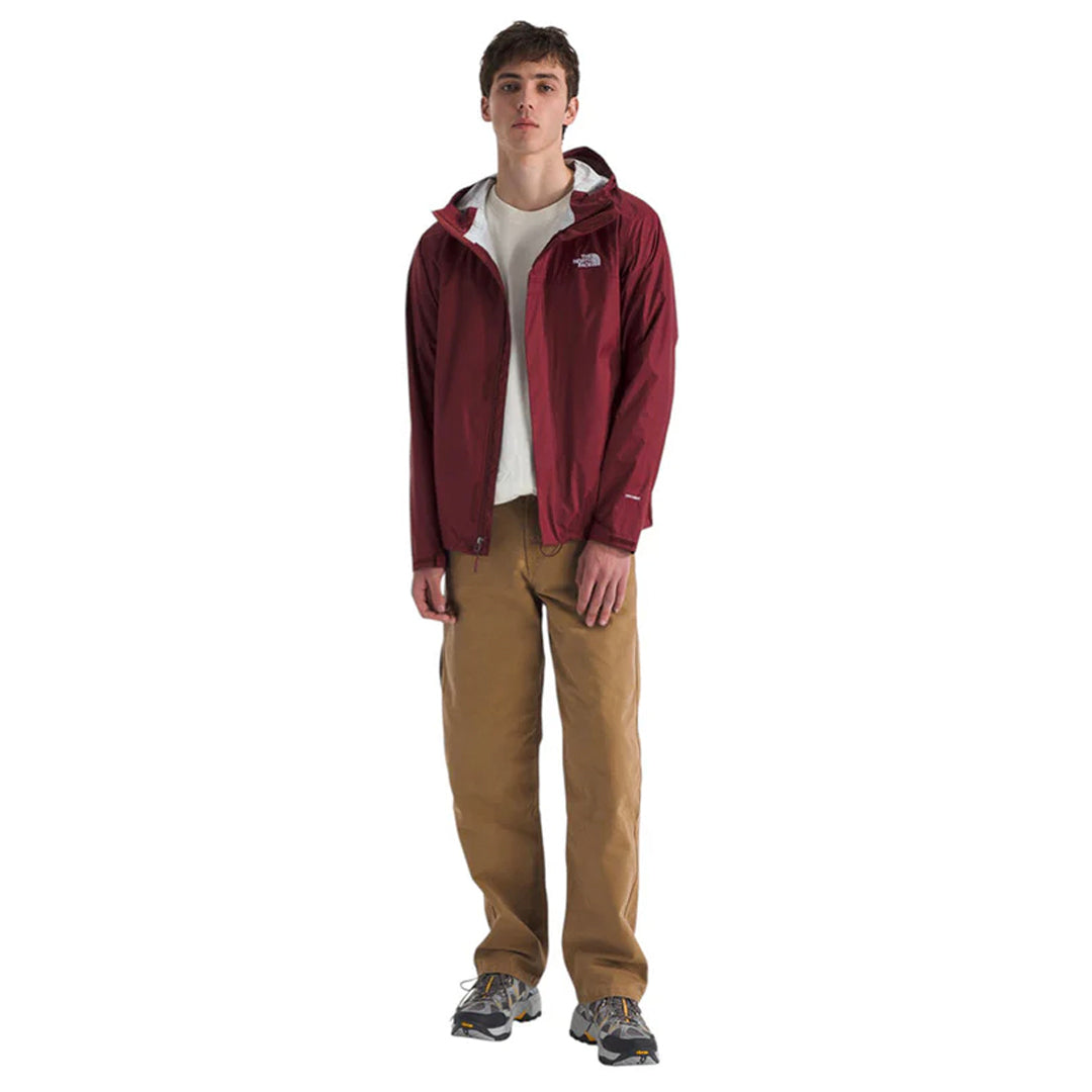 Chaqueta impermeable Venture 2 para hombre color vino