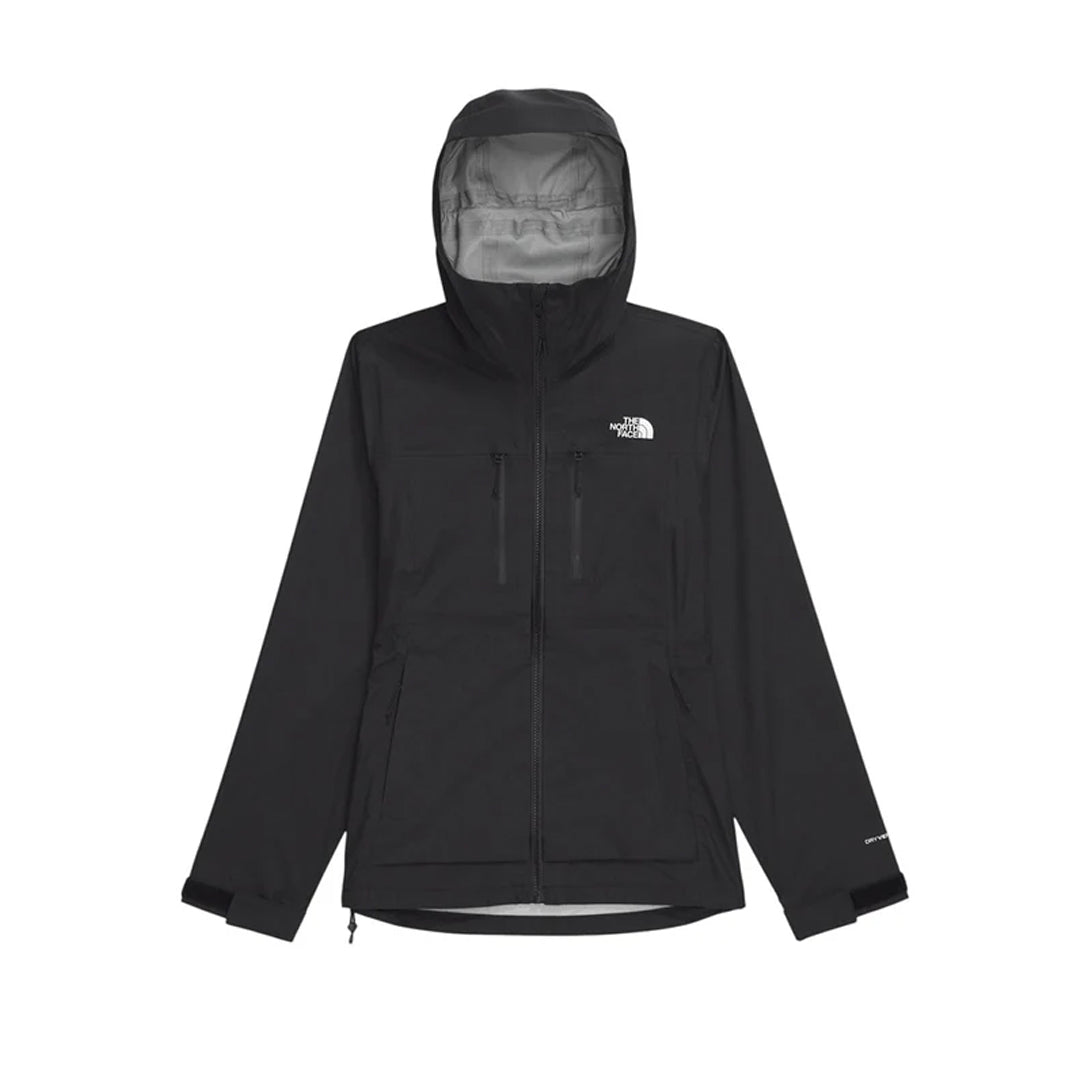 Chaqueta impermeable Terrain Vista 3L Pro para mujer color negro