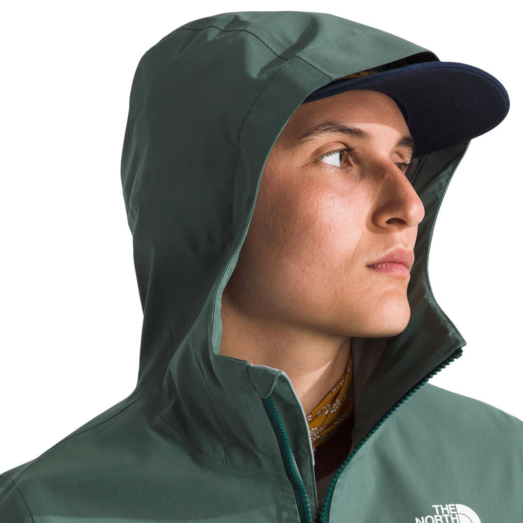 Chaqueta impermeable Terrain para mujer color verde