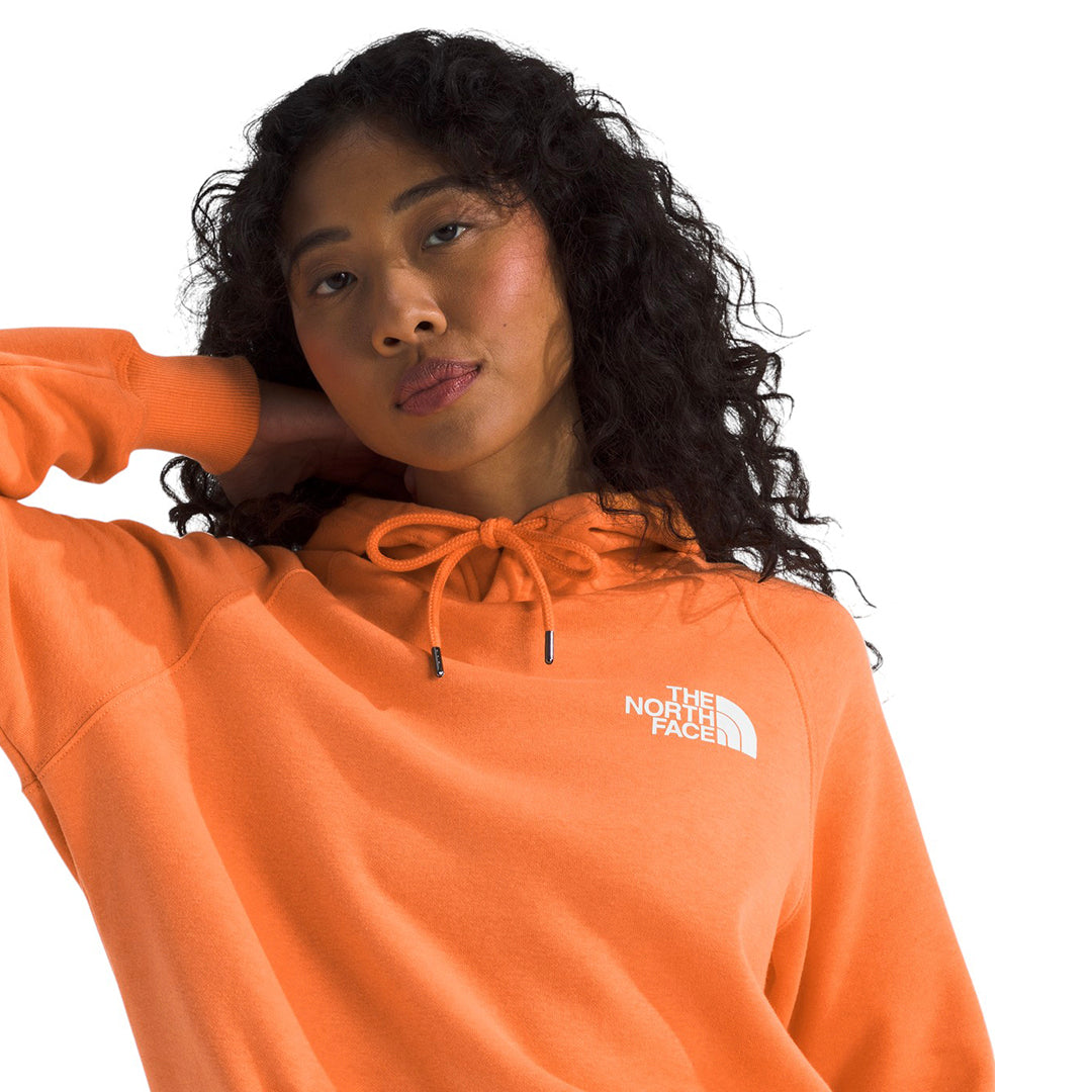 Hoddie Box NSE para mujer color anaranjado