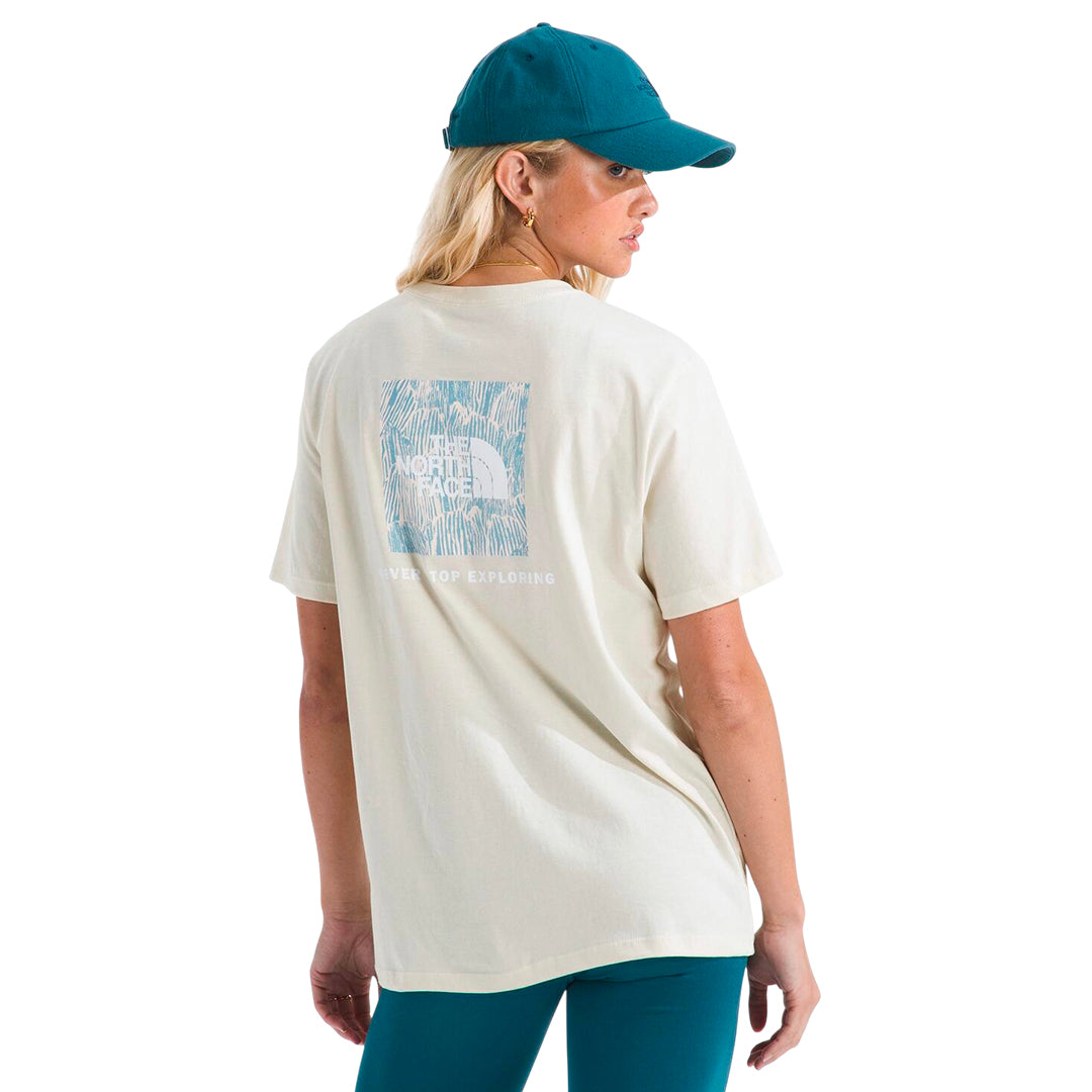 Camiseta Ss Box Nse Fill para mujer color blanco