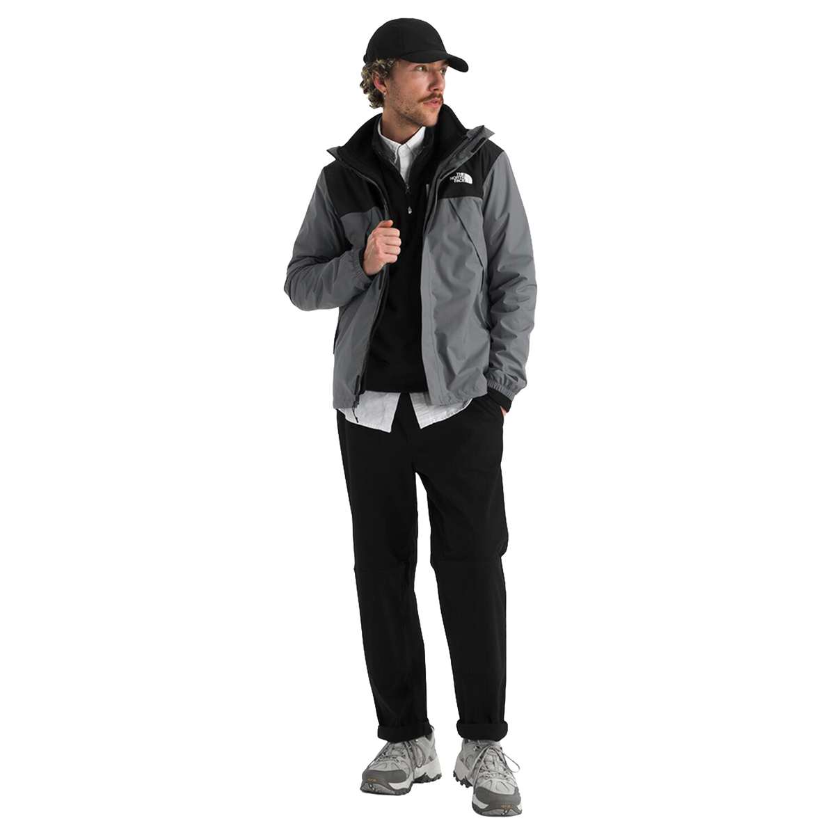 Chaqueta Antora Triclimate para hombre color gris