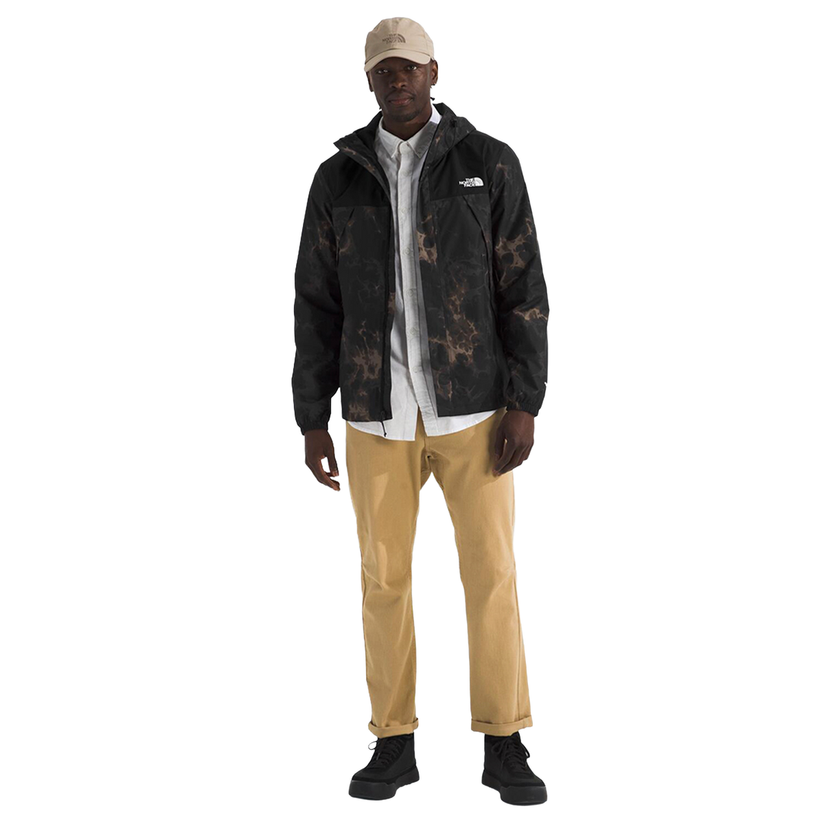 Chaqueta impermeable Antora para hombre color negro