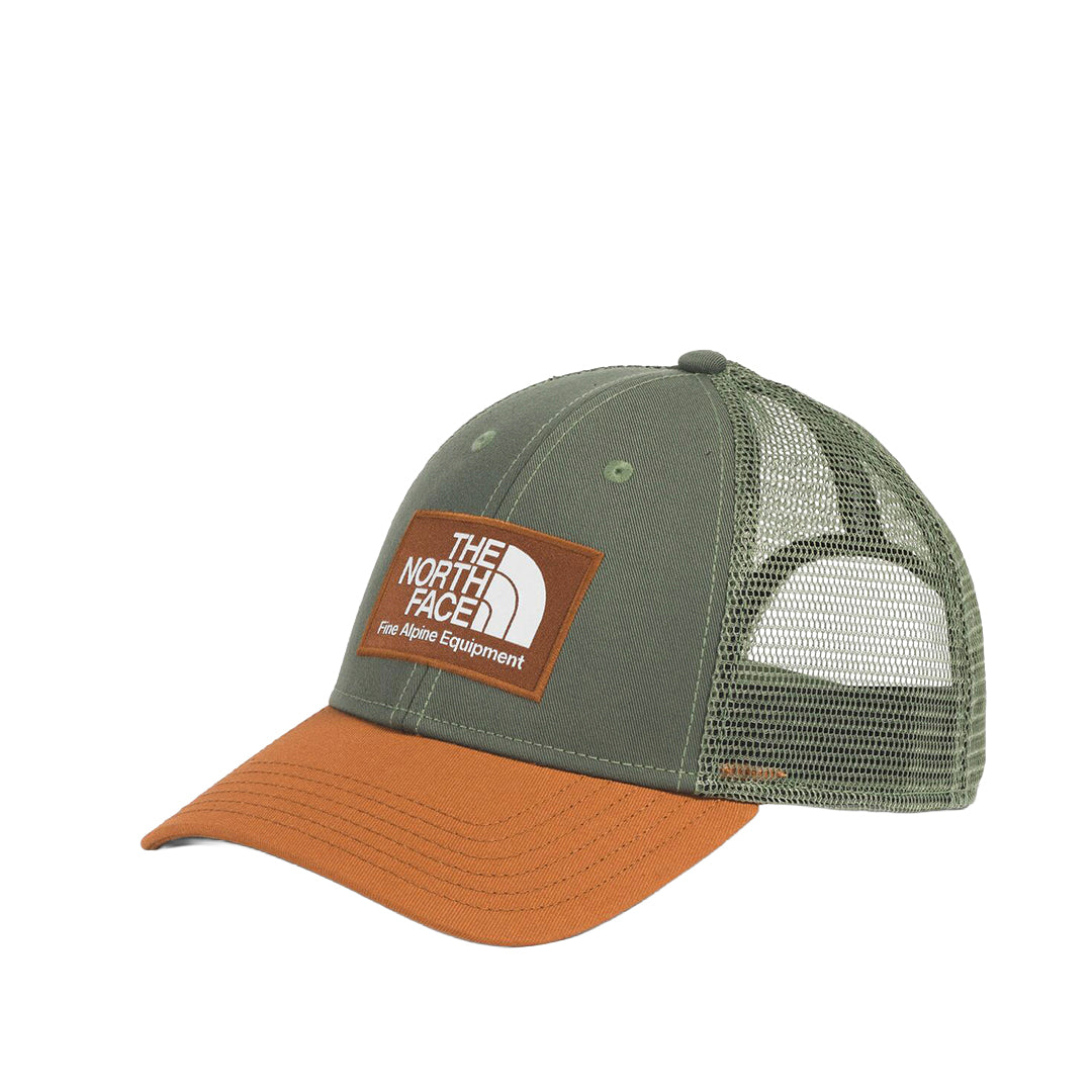 Gorra Mudder Trucker para unisex color verde y anaranjado