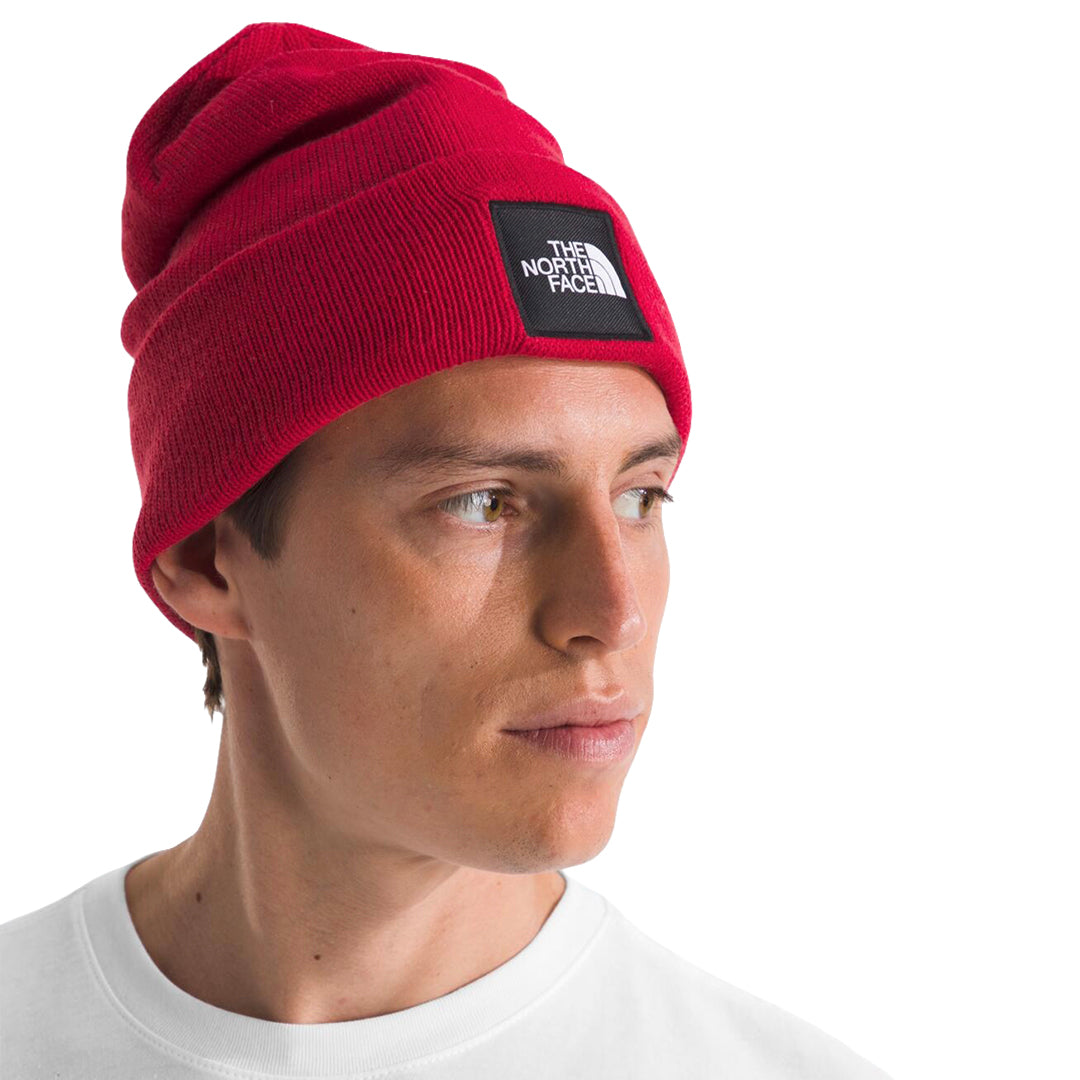 Gorro Big Box Beanie para unisex color rojo
