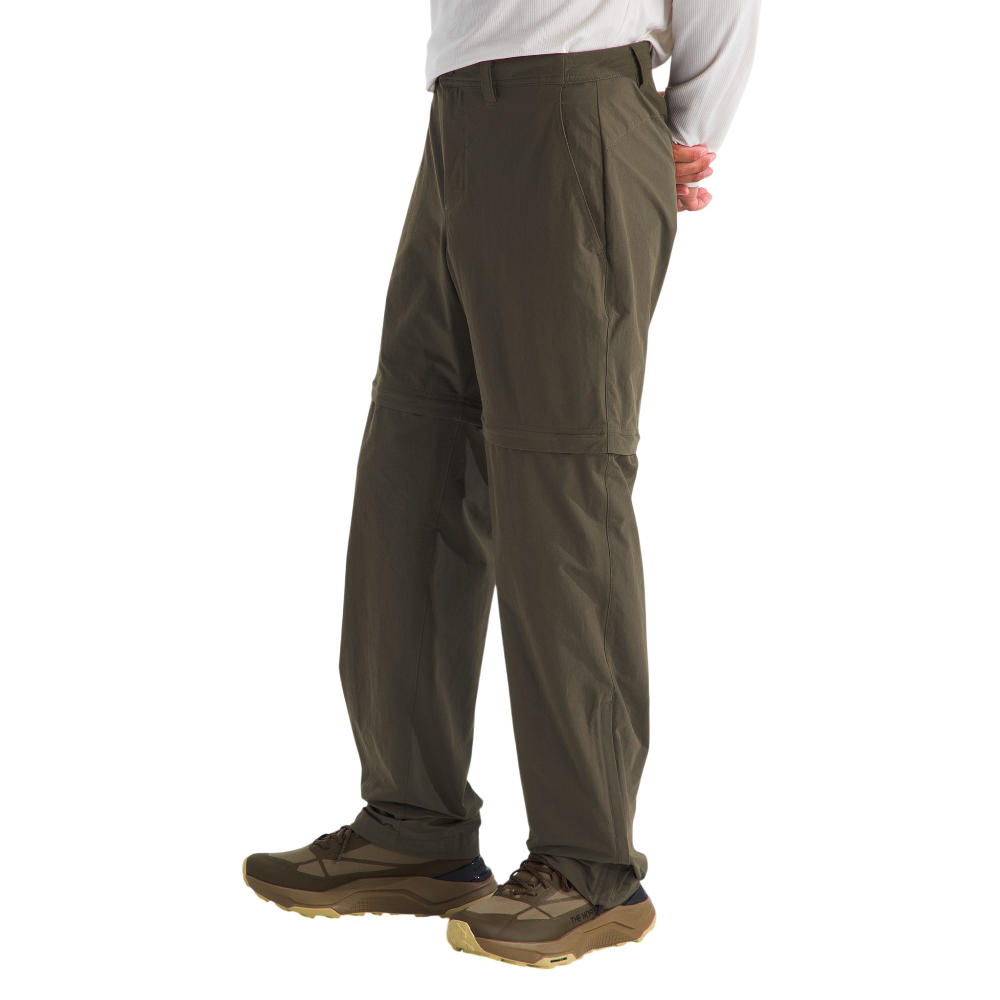 Pantalón convertible Basin para hombre color olivo